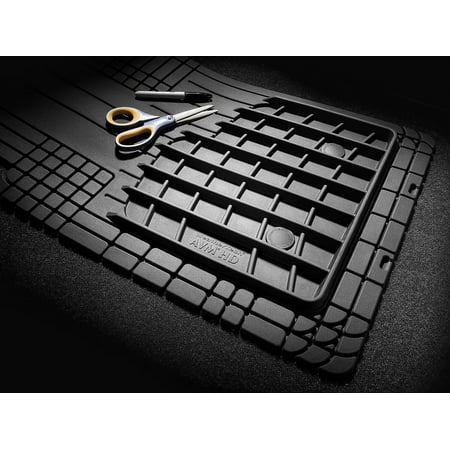 WeatherTech Black Rubber Floor Mat Set