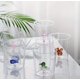 thumbnail image 2 of 1 vaso transparente for leche, zumo, té, con un simpático diseño de pollitos y animales for beber, adecuado for fiestas, picnics y almuerzos, de cristal (no requiere montaje), 2 of 2