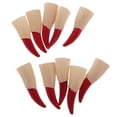 thumbnail image 1 of 10 Pcs Accessoires d'Halloween Faux Ongles de Doigt Rouge, 1 of 8