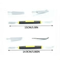 thumbnail image 3 of DPTALR Ensemble d'Outils de Réparation pour Démontage de Téléphone Mobile, 6 Pcs, Acier au Carbone, 3 of 9