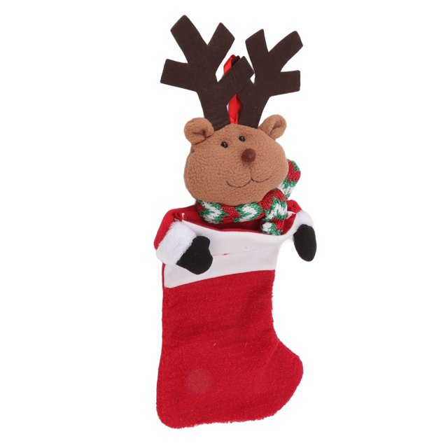 Calcetín colgante ANGGREK Adorno navideño calcetín de Navidad Para El hogar