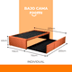 thumbnail image 5 of Cama Doble Individual Atlas Atlas del Descanso Naranja, 5 of 5