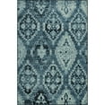 thumbnail image 3 of Addison Distinctive Ancestral Ikat Blue Area Rug, 3 of 5