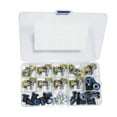 thumbnail image 3 of Tholdsy 18 Uds WH148 b1k/20k/50k/100/500k amplificador de potencia interruptor de potenciómetro de volumen resistencia ajustable de plástico consumo de Electrónica, 3 of 6