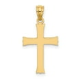 thumbnail image 4 of 14K Yellow Gold Cross Pendant Charm Religious, 4 of 5
