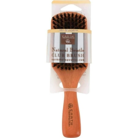 Earth Therapeutics Natural Bristle Club Brush 1 Brush Walmart Com