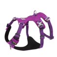 thumbnail image 1 of TRUELOVE Pet Nylon Harness Light-weight Double-H Shape Embroidery 5 Adjustable Positions Medium and Large Dog Waterproof  YH1807 ShopWise Round, 1 of 9