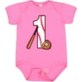 thumbnail image 3 of Inktastic Baseball First Birthday One Year Old Boys or Girls Baby Bodysuit, 3 of 5