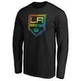 thumbnail image 2 of Men's Black Los Angeles Kings Team Pride Logo Long Sleeve T-Shirt, 2 of 3