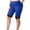 Blue, variant on FAIWAD Plus Size Shorts for Women High Waisted Stretch Seamless Workout Gym Yoga Shorts Lace Trim Athletic Short Leggings