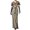 Beige, variant on Vedolay Summer Dresses Women's Vintage Ruffle Floral Flared A Line Swing Formal Party Dresses,Beige XL