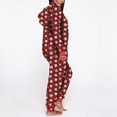 thumbnail image 4 of Combinaison Longue de Sommeil pour Femmes Manches Longues Body Varié avec Motifs de Noël, 4 of 5
