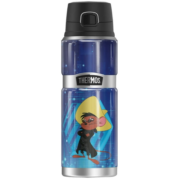 Space Jam: A New Legacy Matrix Speedy Gonzales THERMOS STAINLESS KING Stainless Steel Drink Bottle, Vacuum insulated & Double Wall, 24oz
