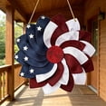 thumbnail image 2 of 4Th Of July Wreath For Front Door,Patriotic Wreaths For Front Door，2D  Patriotic American Flag Burlap Wreath, Memorial Day Independence Day Summer Holiday Decor,Farmhouse Hanging Ornament, 2 of 9