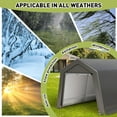 thumbnail image 5 of Bike Storage Shed Tent,Outdoor Portable Bicycle Storage Sheds with Roll-up Zipper Doors,Waterproof and Sun Resistant Bike Covers Shelter for Motorcycle,Bike,Garden Tools,Toys,Lawn Mower, 5 of 7