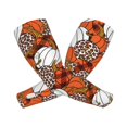 thumbnail image 2 of Daiia Various Pumpkins Leopard Orange White UV Sun Protection Arm Sleeves - Cooling Compression Arm Sleeve - Sports & UV Arm Sleeves for Men & Women, 2 of 8