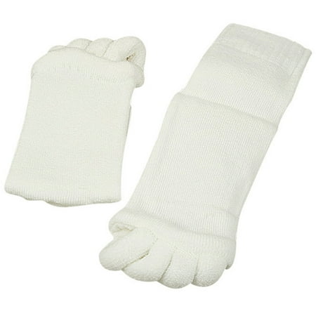 

SIEYIO 1 Pair Yoga Sports Five Toe Separator Socks Alignment Pain Healthy Massage Socks Prevent Foot Cramp Breathable Socks