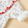 thumbnail image 6 of Hwmodou Girls Jumpsuits Cotton Blend Baby Jumpsuit Spring Warm Clip Clothes Baby Thick Crawling Suit Fall Winter Jogger Jumpsuit,0-3M, 6 of 9