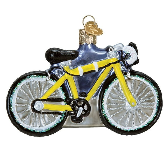 Old World Christmas Glass Blown Ornament Road Bike (46067)
