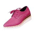 thumbnail image 2 of Miqool Women's Platform Wedge Heel Summer Casual Chic Pointed Toe Lace Up Thick Sole Rope Sole Dress Shoes, 2 of 9