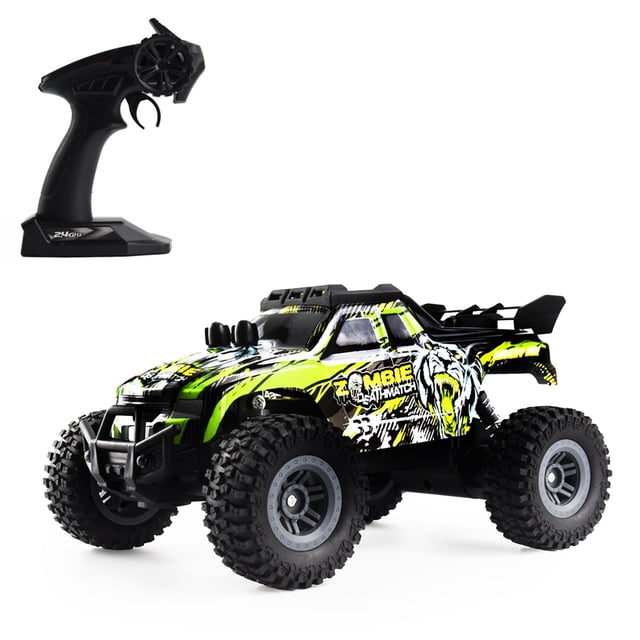 RC Off-Road Truck RC Car Remote Control Car 1/18 2.4GHz 2WD Climbing Car RTR Toy for Kids Boys