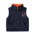 thumbnail image 1 of URMAGIC 1-7T Girls Boys Lightweight Puffer Vest Stand Collar Zip Quilted Sleeveless Gilet with Pocket Jacket, 1 of 4