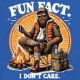 thumbnail image 3 of Bigfoot Fun Fact T-shirt Sasquatch Hide and Seek Champ Camping Joke Men's Tee, 3 of 7