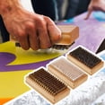 thumbnail image 5 of Ski and Snowboard Wax Brush Kit Includes Nylon/Brass/Horsehair Brush(3Pcs), 5 of 7