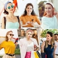thumbnail image 4 of ZOUYUE Womens Headbands, 6Pcs Knotted Head Bands No Slip Fashion for women Girls (Mixed Color), 4 of 6