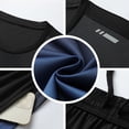 thumbnail image 6 of FRSASU Mesh Gradient Gym Clothes Workout Shorts and Short Sleeve T Shirts for Men Running Quick Dry Cooling Breathable Athletic Outfits 2 Piece Sets Blue, 6 of 8
