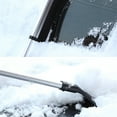 thumbnail image 4 of MLINS Aluminum Alloy Snow Ice Scraper Extendable Telescoping Snow Brush Shovel for Car Motorcycle Truck, 4 of 8