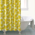thumbnail image 5 of Lemon & Bees Shower Curtain 72" x 84" Cute Vintage Design Waterproof Quick-Dry Bathroom Decor with Grommets, 5 of 5