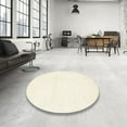 thumbnail image 4 of Ahgly Company Machine Washable Indoor Rectangle Contemporary Blanched Almond Beige Area Rugs, 6' x 9', 4 of 7