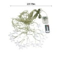 thumbnail image 3 of Christmas Lights, Christmas Star Curtain Light Home Party Decoration Lights 16 Star 80Mini LED 11.5ft Light String Lights For Holiday Decor, Clear, 3 of 7