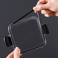 thumbnail image 4 of 12 Pack 700Ml Kitchen Food Storage Box Organizer Container Set Vacuum Lid Seal Clear Square, 4 of 5