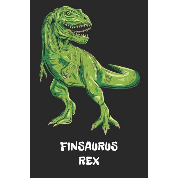 t rex with a fin
