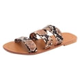 thumbnail image 2 of Sandalias Mujer Zapatillas planas Punta abierta Cómoda Playa Zapatos romanos Flip Flop Wmkox8yii hj789, 2 of 7