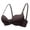Coffee, variant on HBFAGFB Bra Womens Fashion Comfortable Adjustable Seamless Bra Cute Underwear Daily Wear Beige Size 32