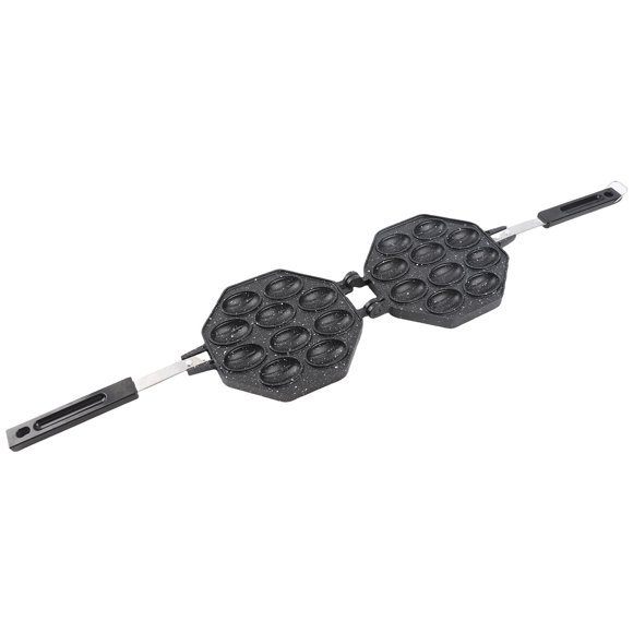 Bubble Waffle Pan, Egg Waffle Pan Portable Anti Stick Even Heating for Home Use