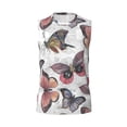 thumbnail image 6 of Picia Vintage Butterflies mens Cotton Tank Undershirts , Moisture-wicking Ribbed Tanks, Lightweight Cotton Tank Undershirts-Medium, 6 of 8