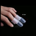 thumbnail image 6 of 10-Pack Clear Nail Art Protectors, Manicure Clips, Polish Shields for Finger Tips, 6 of 7