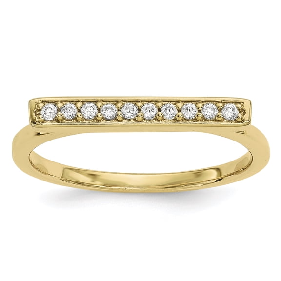 Dainty Designs 14k Diamond Bar Ring