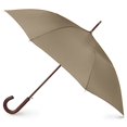 thumbnail image 2 of totes Auto Open Wooden Stick Umbrella, Beige/British Tan, One Size, 2 of 4