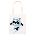 thumbnail image 2 of Bolsa Beijing 2022 Bolso de hombro de lona Mascota Bing Dwen Dwen Bolsos de compras Ehuebsd Nuevos Originales, 2 of 9