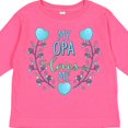 thumbnail image 4 of Inktastic My Opa Loves Me with Flowers and Hearts Boys or Girls Long Sleeve Toddler T-Shirt, 4 of 5