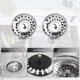 thumbnail image 3 of Tapón Fregadero Filtro Fregadero Cocina-79 MM-Tapón Fregadero Universal Acero Inoxidable-Desagüe Fregadero/Fregadero Fregadero (Pack De 2), 3 of 5