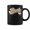 Black, variant on Retro Rush Name Hearts For Men Coffee Mugs