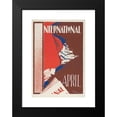 thumbnail image 2 of William Carqueville 18x24 Black Modern Framed Museum Art Print Titled - International, April (1896-1898), 2 of 5