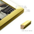 thumbnail image 3 of 6x8 Solid Wood Picture Frame - Gold, 3 of 6