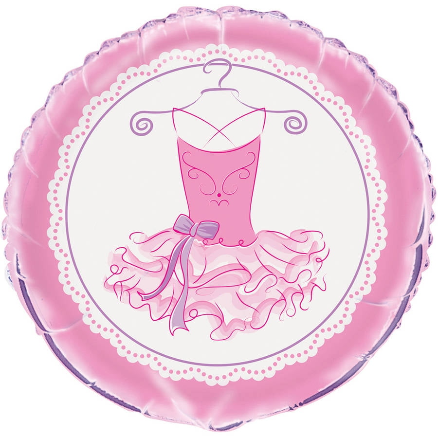28/" Ballerina Tutu SuperShape Mylar Foil Balloon Party Decorating Supplies